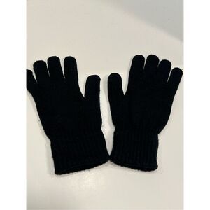 Men’s Knit Gloves Size Medium Black
